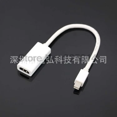 Через dhl или ems 100 шт Мини DP в HDMI конвертер Папа-мама адаптер кабель DisplayPort для Nootbook