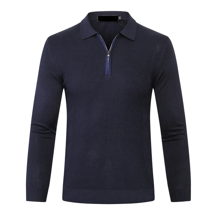 

Billionaire Sweater wool men's 2021 new Business zipper Long sleeve England Comfortable high quality big size M-5XL