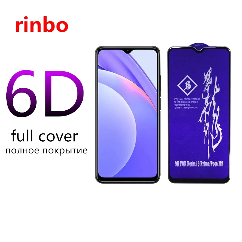 

rinbo Tempered Glass for Xiaomi Redmi K20 K30 K40 K40s K50 K50i K60 Poco X3 NFC M5 M5S M3 M4 X4 Pro F3 F4 GT C31 C40 Protector