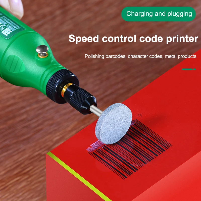 

Cordless Grinder Electric Drill 5-Speed Adjustable Engraving Pen Cutting Drilling Polishing Rotary Tool with Accessories JDH88