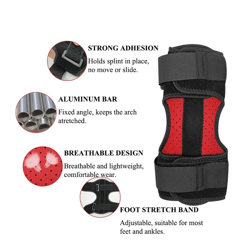 1 шт. подошвенный фасциит ночная шина бандаж на лодыжку поддержка стопы ортоз