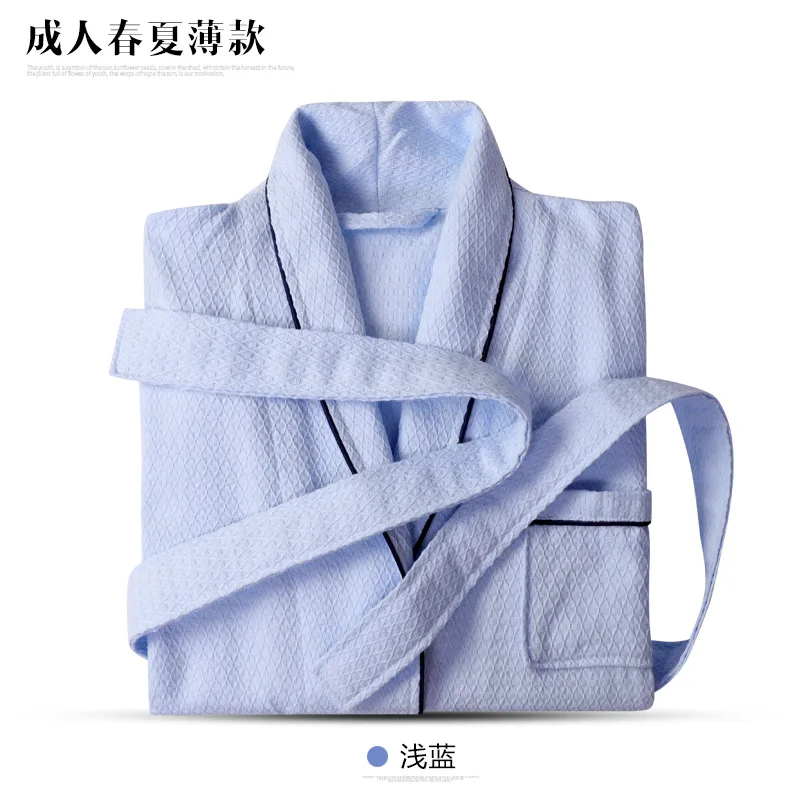 Банный халат из 100% хлопка вафельный для мужчин и женщин | Женская одежда