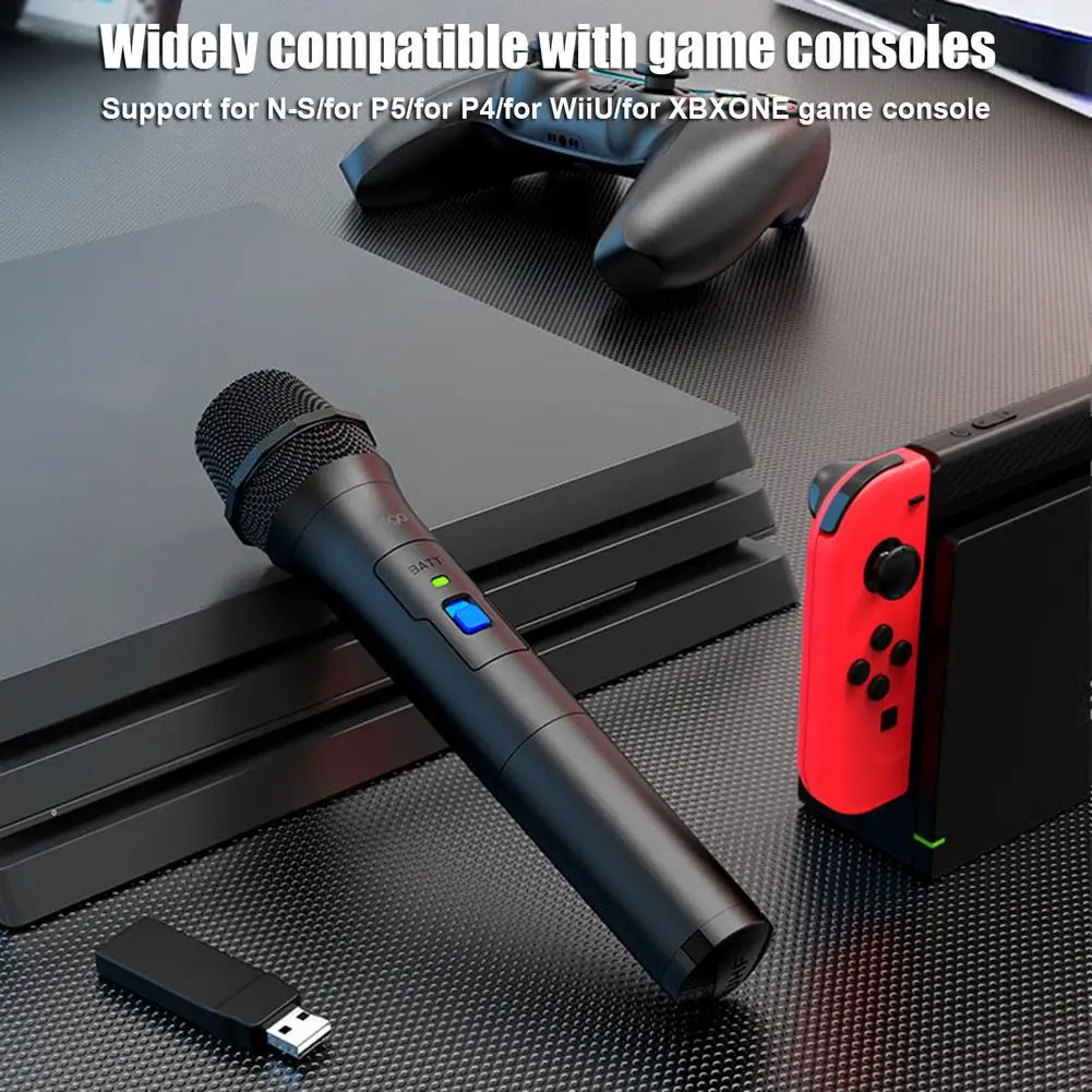 

Игровой микрофон, беспроводной потоковый микрофон для NS Switch/PS5/Xbox One/W ii-U, игровая консоль, профессиональный портативный микрофон