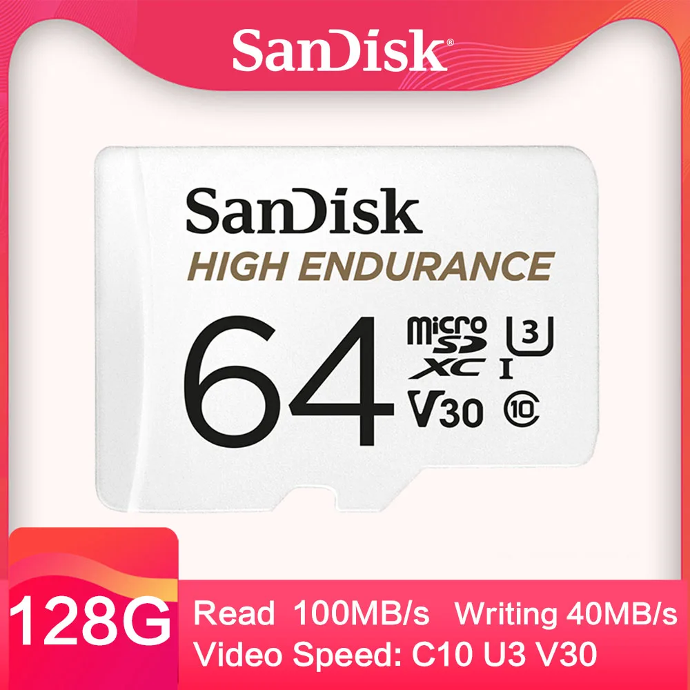 SanDisk карта памяти Micro SDHC/microSDXC класс 10 100 дюйма 64 ГБ|Карты памяти| |