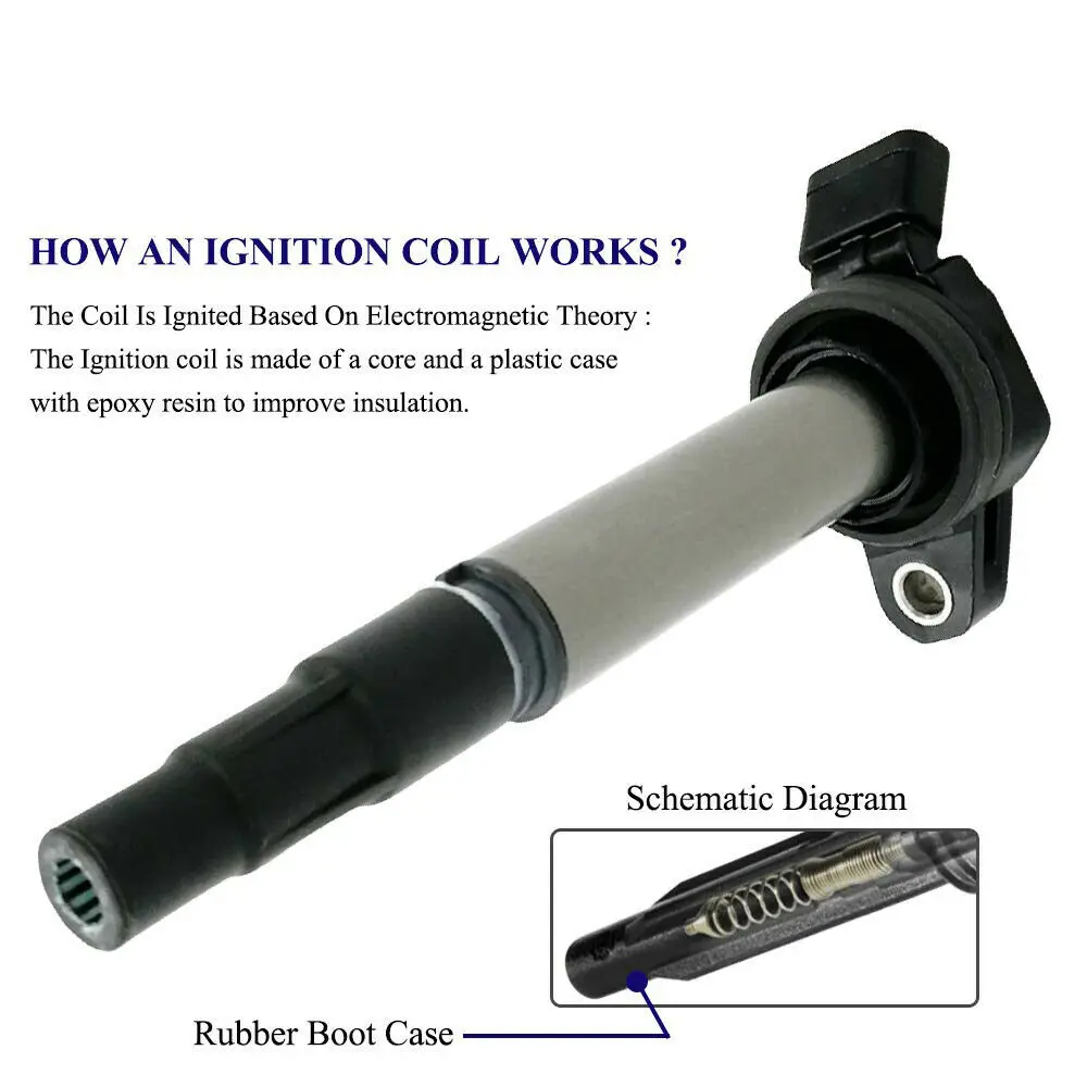 Новые катушки зажигания двигателя 90919-02258 90919-02252 UF-596 UF596 для Toyota Corolla Prius Scion xD Lexus 1.8L