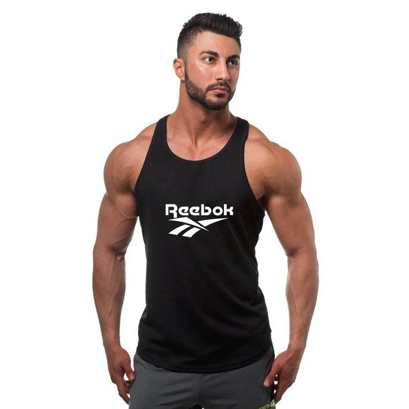 

New Brand Gym Tank Top Men Fitness Clothing Mens Bodybuilding Tank Tops Summer Gym Clothing for Male Sleeveless Vest Shirts