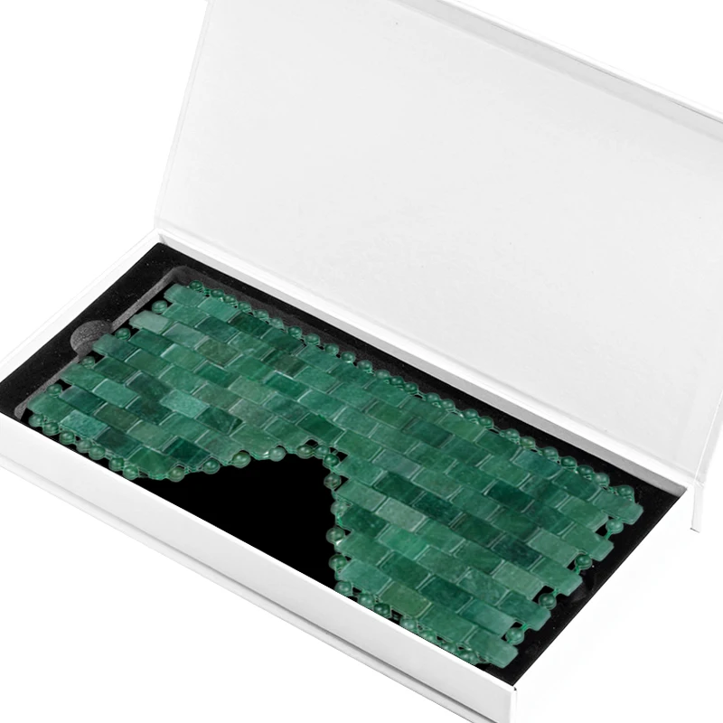 Маска для глаз из авантюрина нефрита горячей и холодной терапии против старения