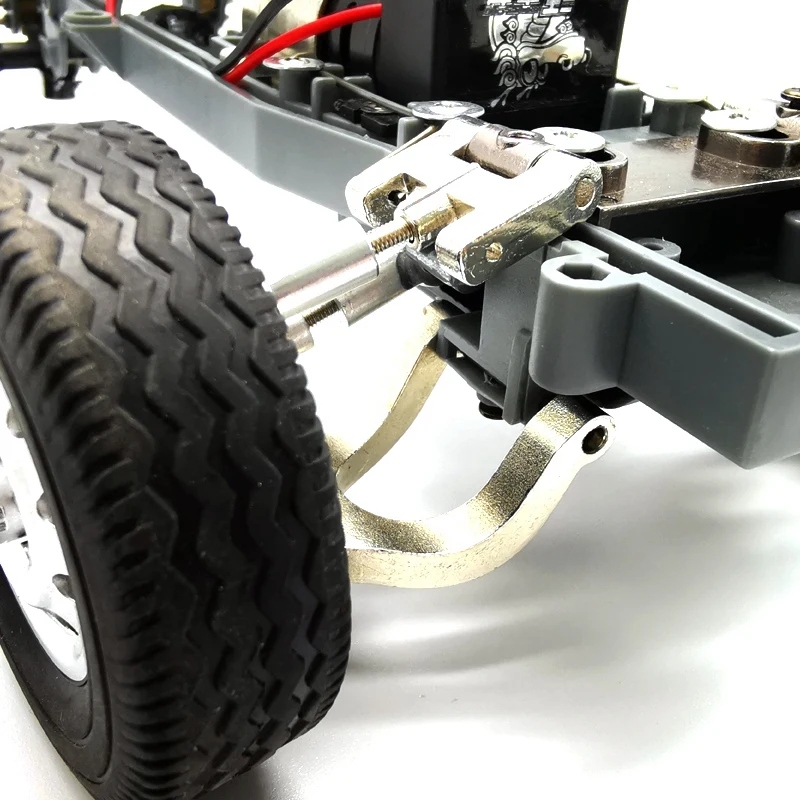 

for WPL D12 1/10 RC Truck Car Upgrade Parts Metal Upper Lower Swing Arm Steering Cup Knuckle Set Accessories
