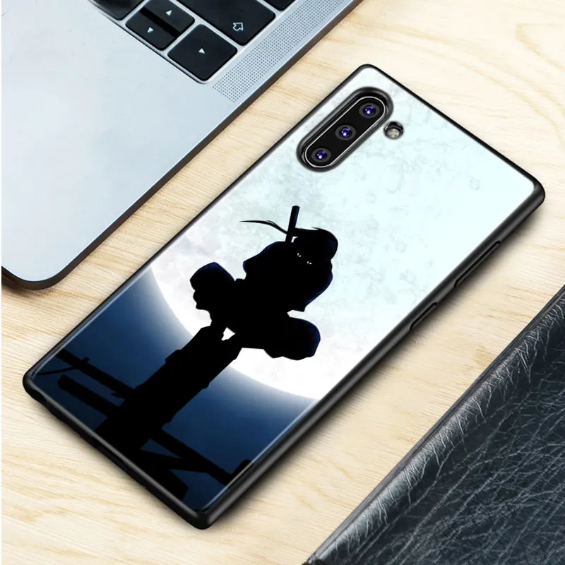 Черный силиконовый чехол аниме Наруто для samsung Galaxy Note 10Plus 10 Pro 9 8 S10 S9 S8 Plus S7 S6 Чехол Для Телефона - Цвет: Style 02
