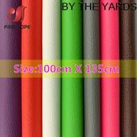 by metre 100135cm litchi leatherette pu faux leather fabric vinyl car upholstery bag sofa earring sewing diy 3954inch