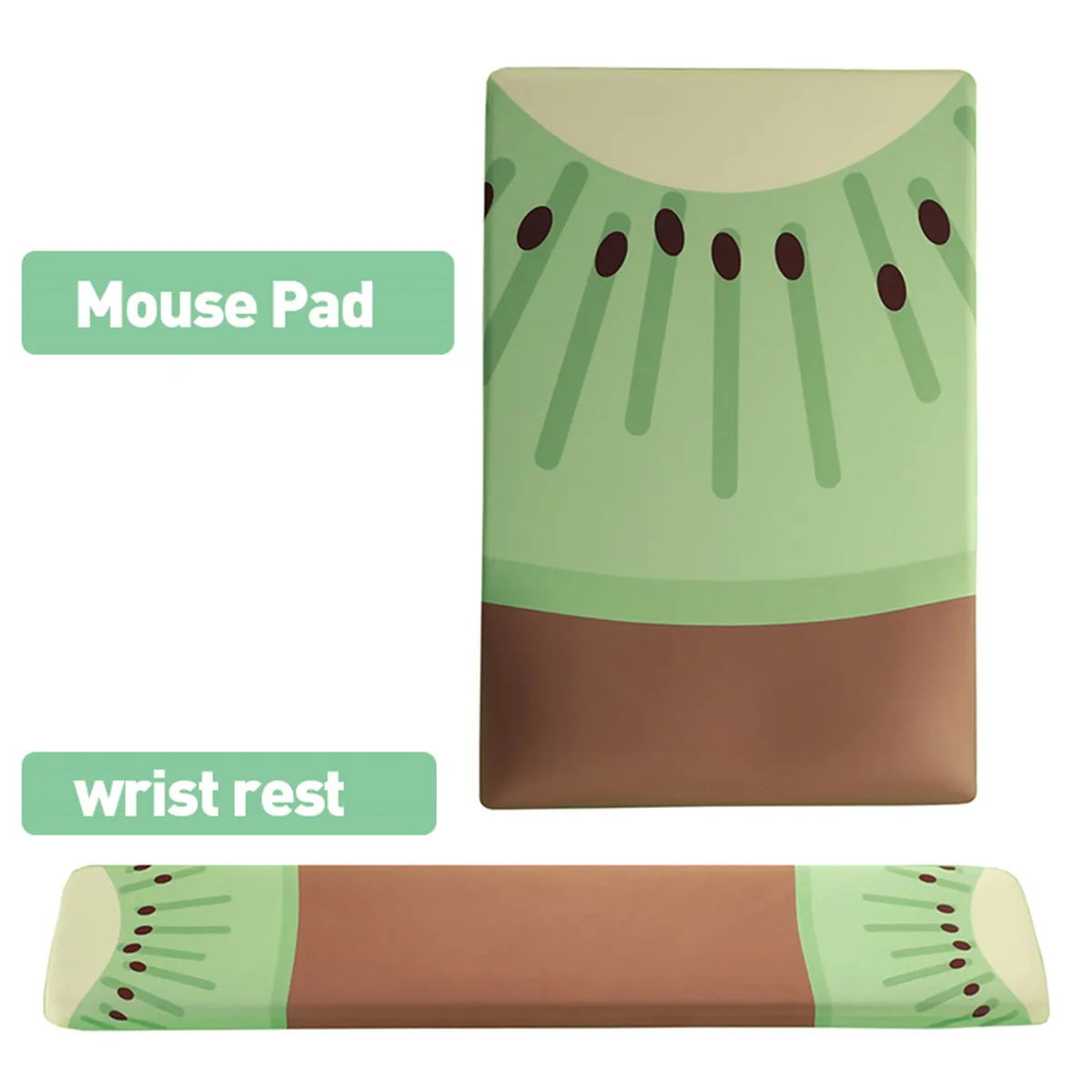

Коврик силиконовый нескользящий, с рисунком киви, с узором коврик для мыши