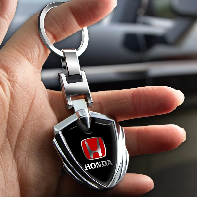 Металлическая брелок для ключей для автомобиля, крепление на пояс, одиночное кольцо, анти-утерянная цепочка для Honda Fit City CB500 Cry Accord cb650r Forza 125 автомобильные товары на.