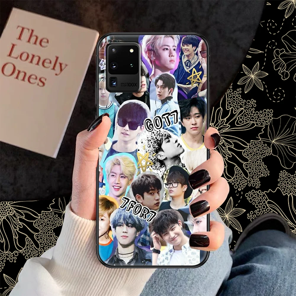 Фото Kpop Got7 чехол для телефона Samsung Galaxy Note 4 8 9 10 20 S8 S9 S10 S10E S20 Plus UITRA Ультрачерный трендовый Водонепроницаемый Модный чехол №4