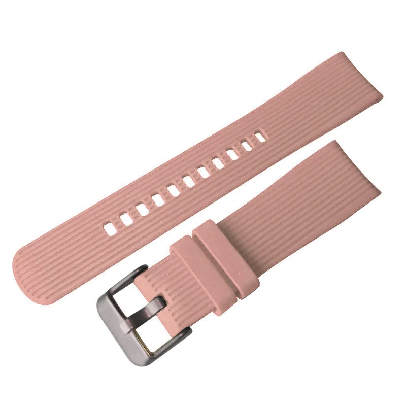 Soft Pink Для samsung Galaxy 42 мм Active gear S2 classic Sport 20 мм силиконовый браслет для часов Ремешок для Huami Amazfit Bip GTR 42 ремешок - Цвет ремешка: Soft Pink