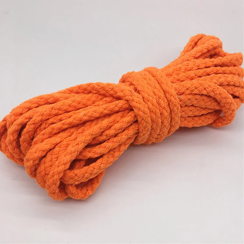 5yards 10 Colors 5mm Polyester Cotton Rope Craft Decorative Twisted Cord For Handmade Decoration DIY Lanyard Thread | Дом и сад