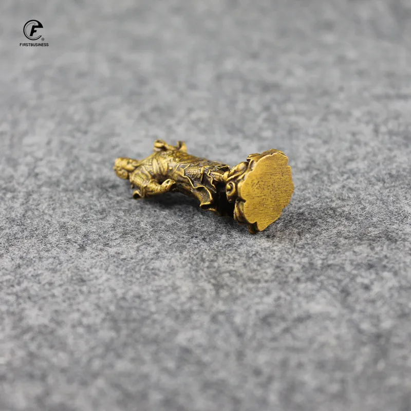 Медь шламовый китайский Бог богатства Статуя Гуань Гун маленькие украшения