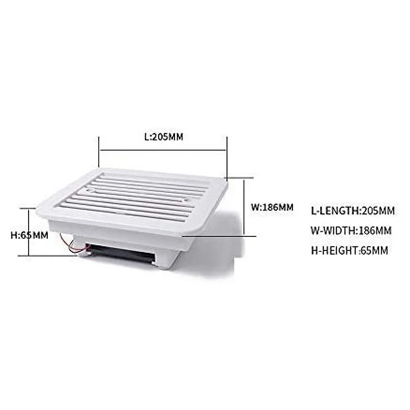 

12V Universal RV Motorhome Strong Wind Cooling Trailer Exhaust Fan Caravan Effective Ceiling Mount Ventilation