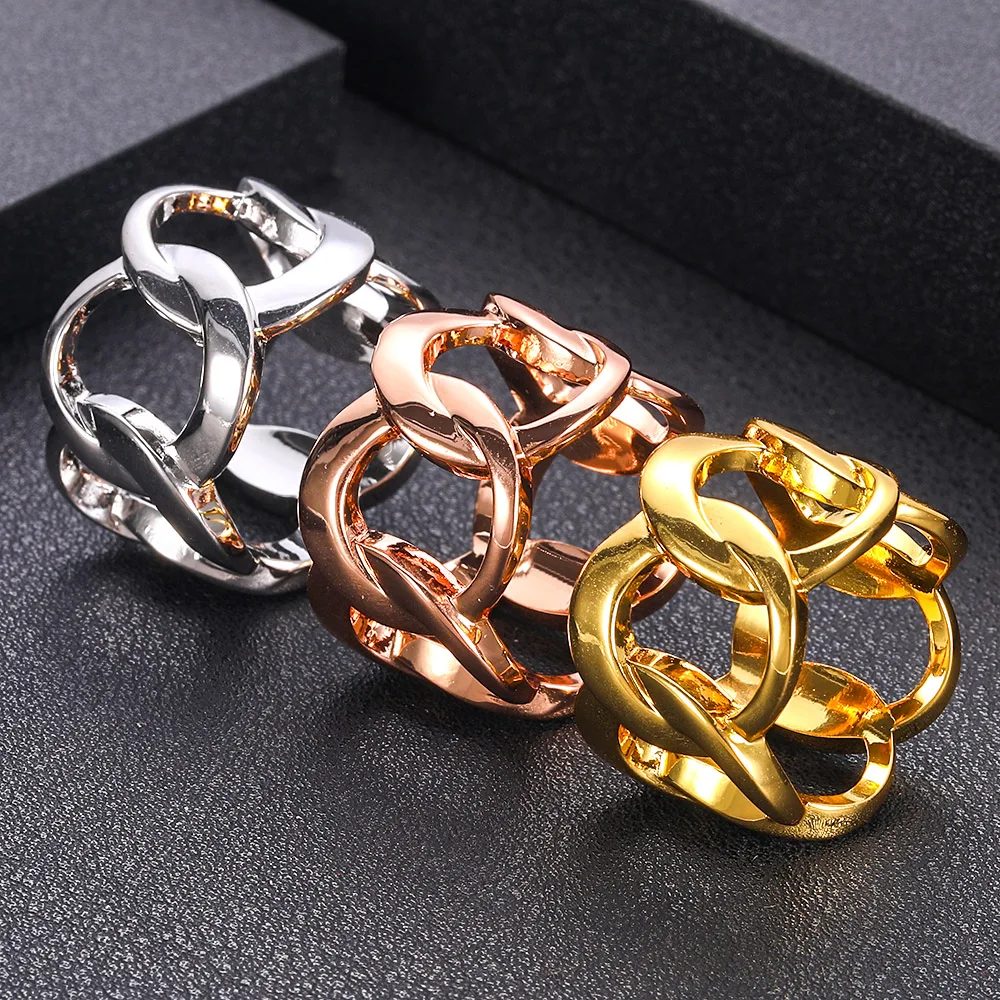 Janekelly Роскошные кубические циркония свадебные кольца для женщин Свадебные