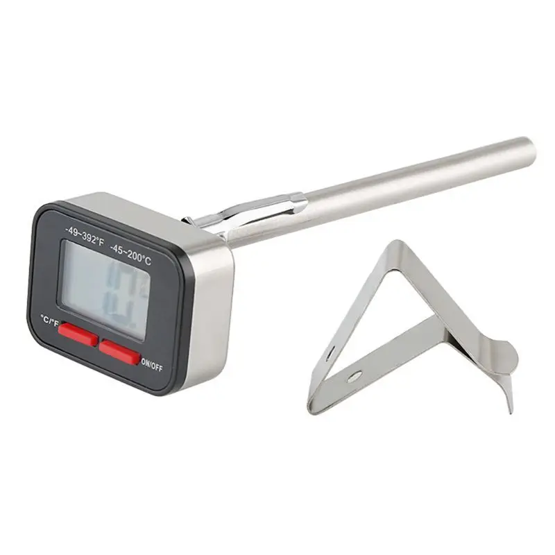 Цифровой Ручной капельного термометр для кофе ℃ ℉ Еда молока Handdrip чайник