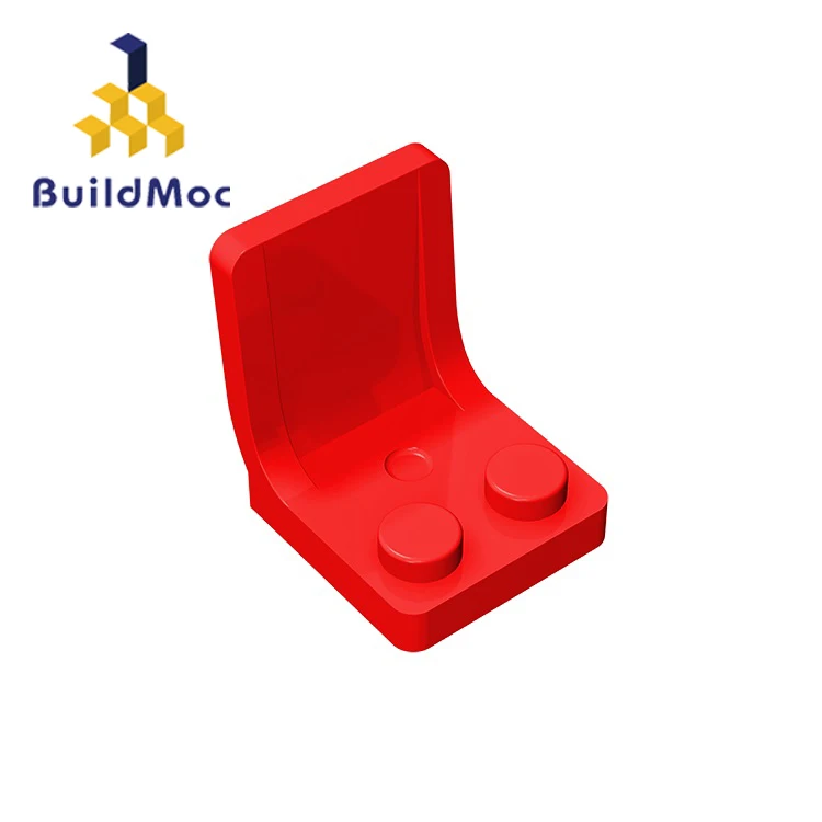 BuildMOC 4079, миниатюрный стул, посуда, 2x2, толстый, для строительных блоков, части, сделай сам, логотип, развивающие, креативный подарок, игрушки - Цвет: M0795-01