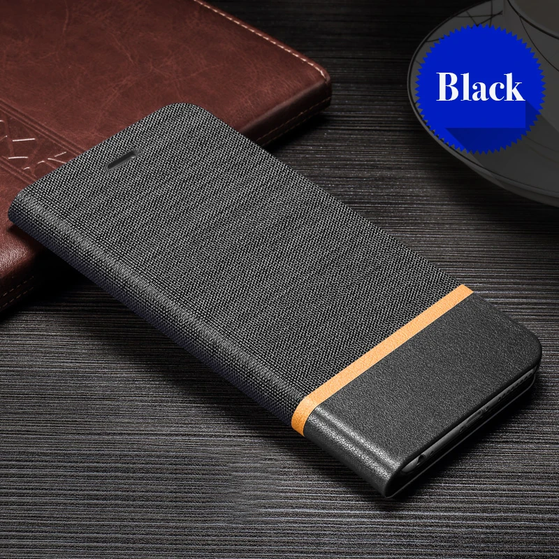 Кожаный чехол для телефона для Xiaomi mi 4i mi 4C флип-чехол-книжка для Xiao mi Red mi 4A деловой Чехол-Кошелек Мягкий ТПУ силиконовый чехол-накладка - Цвет: Black