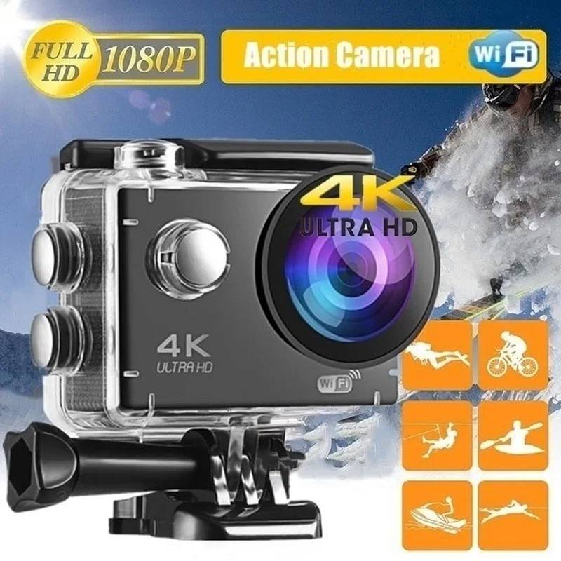 Спортивная 4K экшн-камера 1080P wifi 30m Водонепроницаемая профессиональная камера для фото go pro шлем для подводного спорта камера для серфинга