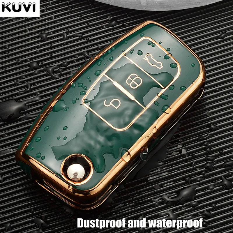 Модный автомобильный флип-чехол из ТПУ для ключа чехол-брелок Ford Focus 2 MK2 Fiesta Mondeo