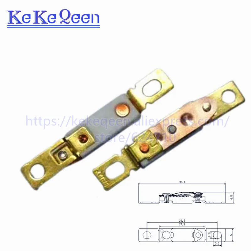 

ST-12 Hair dryer Temperature Switch Thermostat Normally closed 65/70/75/80/85/90/95/100/105/110/115/120/125/130/135/140/145/150C