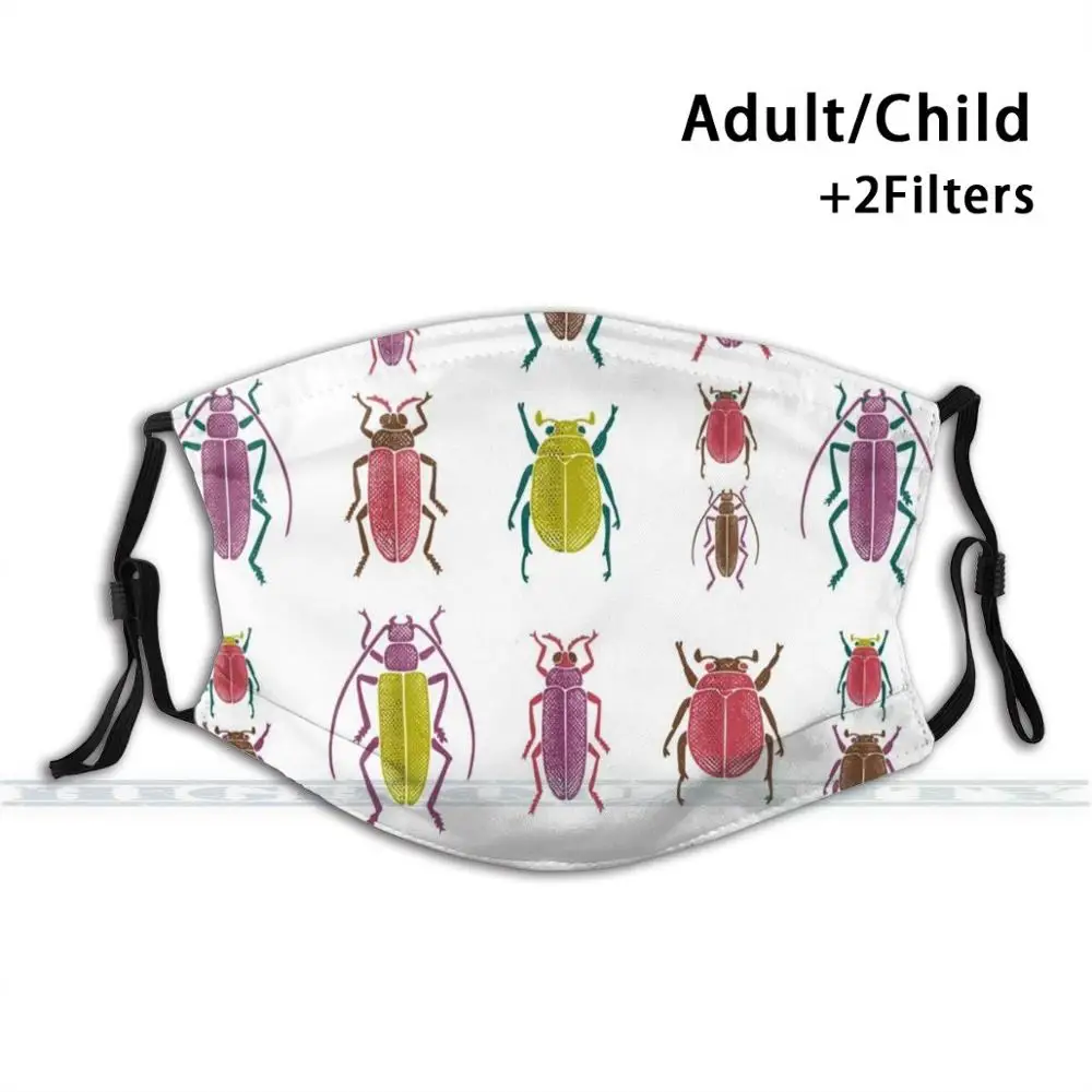 

Маска многоразовая цветная с фильтром Pm2.5 и насекомыми