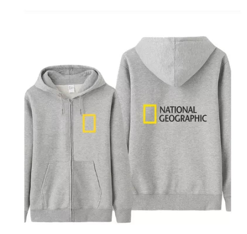 

2021 New National Geographic Channel Sweatshirt Men Fashion Coat Fleece Pullover Unisex Man National Geographic Sweatshirt 03