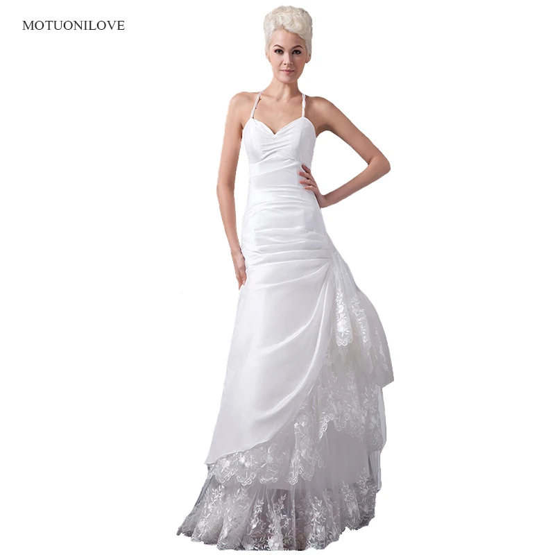 

Женское кружевное свадебное платье It's yiiya, винтажное платье до пола из искусственной тафты на лето 2019