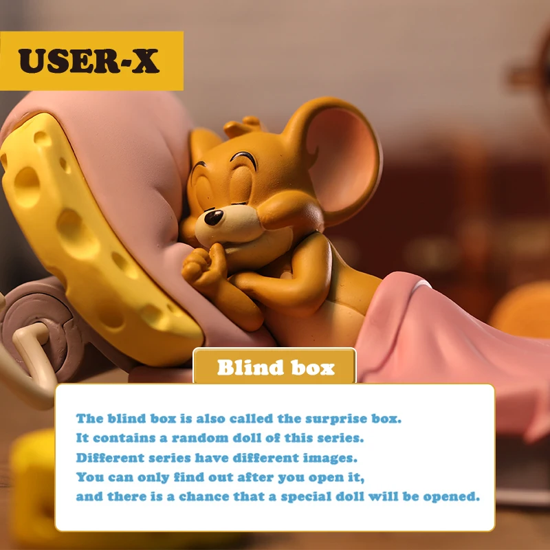

USER-X Tom Cat Toy Jerry Mouse blind box Kawaii Dolls Cartoon Animal Cats Kids Birthday Gifts cute Animal model Christmas toys