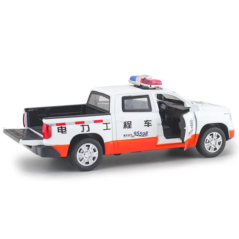 

High Simulation New 1:32 Toyota Tundra Alloy Diecast Car Model Pull Back Electronic Classical For Kids Toys Gifts free shipping