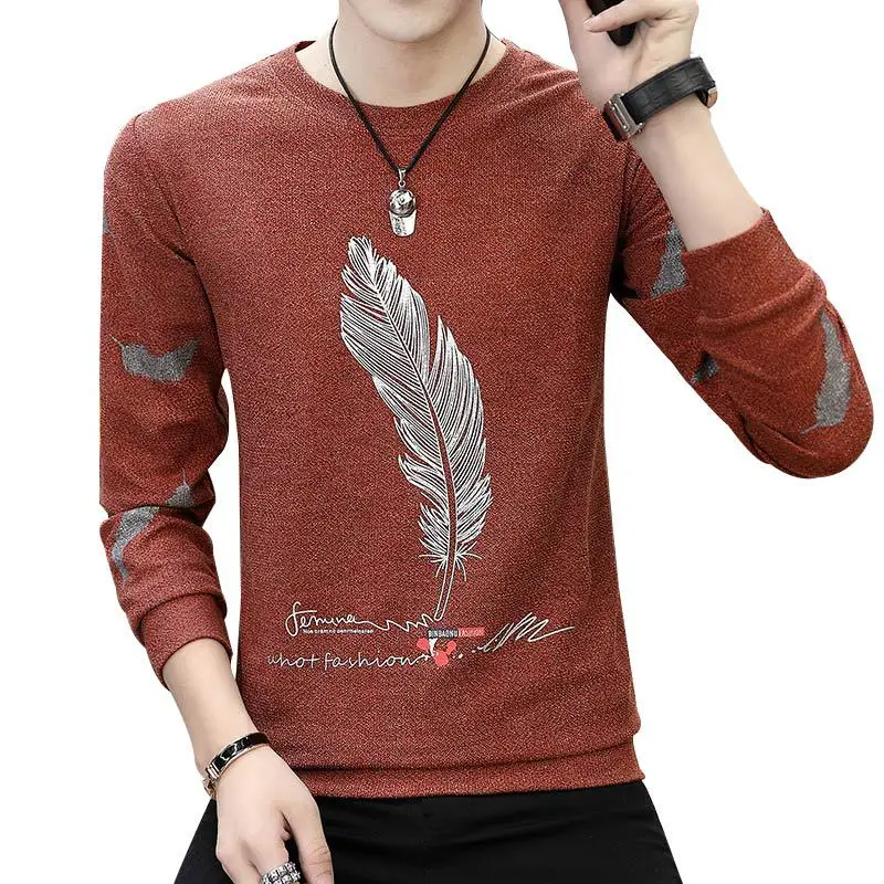 Толстовки с длинными рукавами для мужчин мужской джемпер тренд одежды брендовая