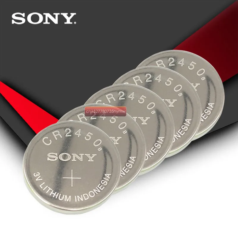 2 шт. Новинка sony CR2450 CR 2450 3V Li-lon брелок для монет часы батарея для часы swatch для автомобиля LEXUS Contro