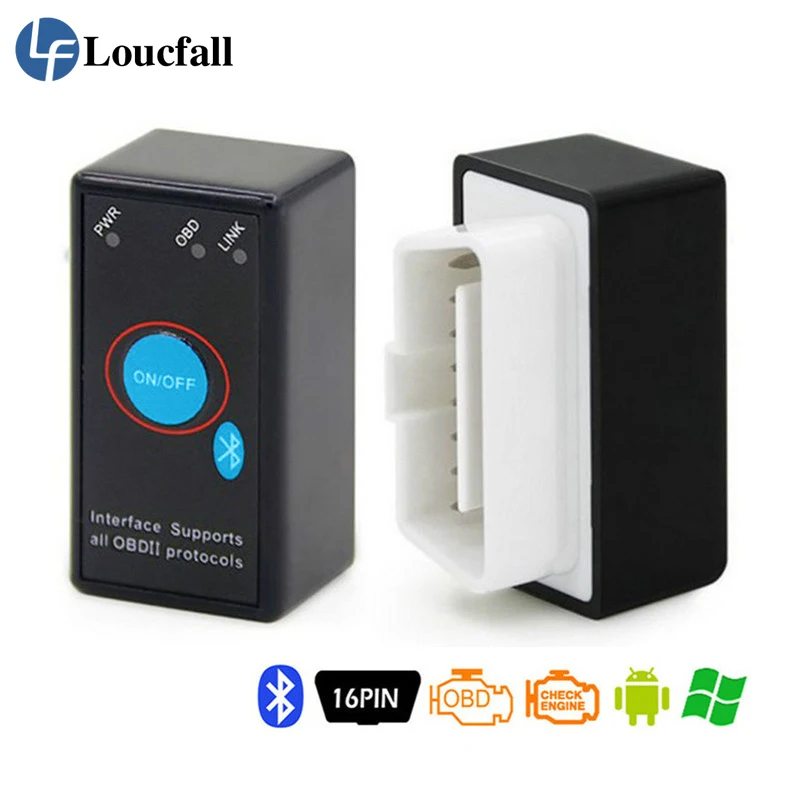NX101 V1.5 EML327 Bluetooth OBD2 сканер штрих код ридер адаптер автомобильного