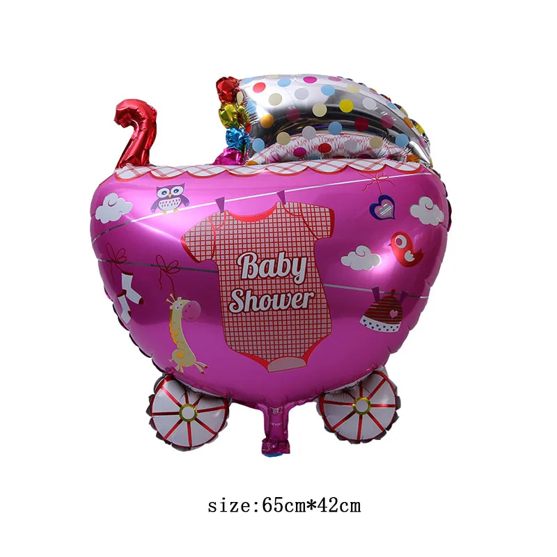 День рождения Photo Booth фольги воздушные шары с днем рождения фоторамка Globos реквизит для фотографий на день рождения вечерние украшения дети ребенок душ мальчик - Цвет: buggy rose red