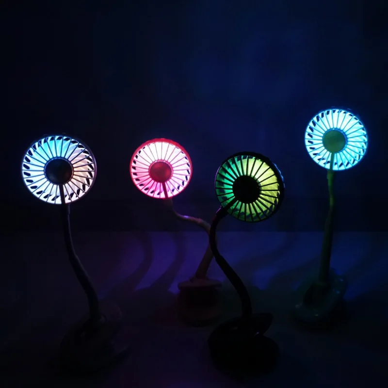 

New Arrival Bendable Fan Car Seat Clip Fan Usb Charging Small Fan Mute Desktop Fan Baby Stroller Summer Cooling Fans