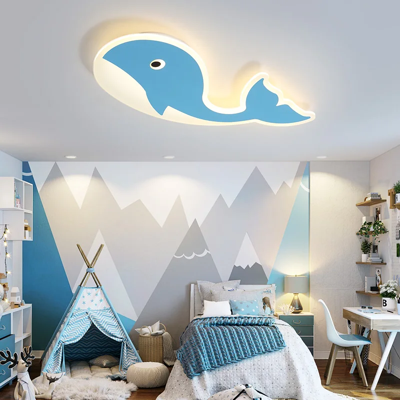 Современные светодиодные люстры для детей спальни комнаты учебы современное