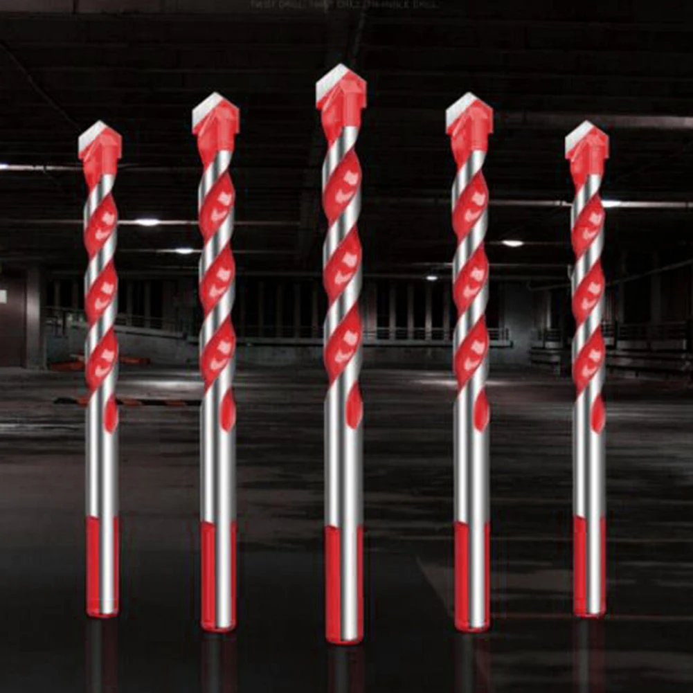 

Drywall Drill Bits 5pcs/Set Orange Multifunctional Carbide Ceramic Glass