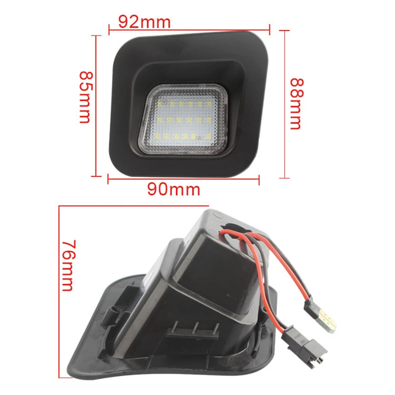 2 шт. Светодиодный автомобильного номерного знака светильник s для Dodge