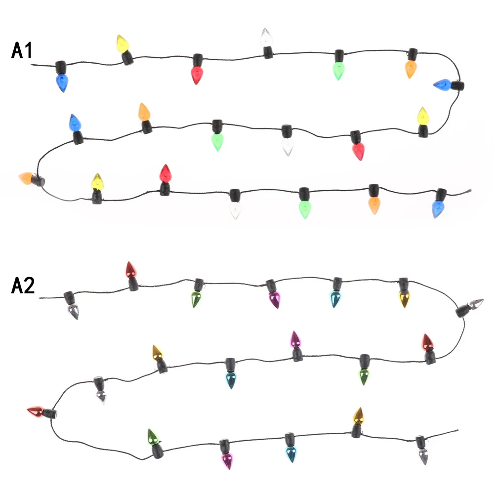 

2Styles 0.5m String Of Fake Lights 1/12 Scale Dollhouse Miniature Mini Furniture Accessories String Lights Doll Accessories