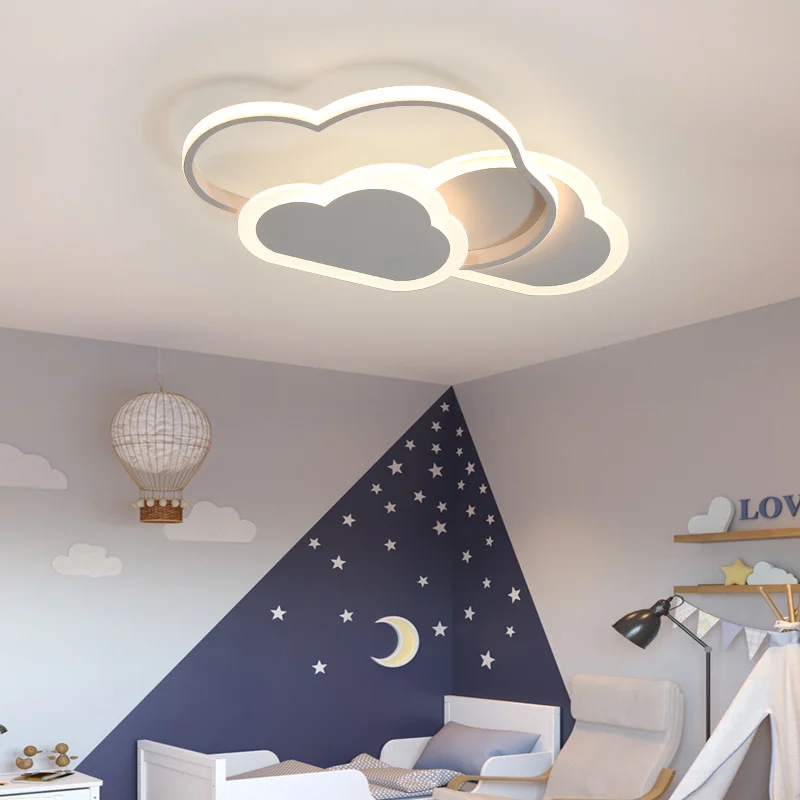 

Princess Room Led Ceiling Lamp For Children's Room Girl Bedroom Study Nursery Modern Dimmable Ceiling Light