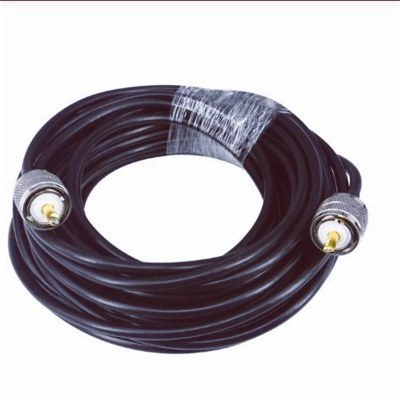 RF Coaxial Cable UHF Male to Male Connector UHF PL259 Male to UHF Male PL259 RG58 Pigtail Cable