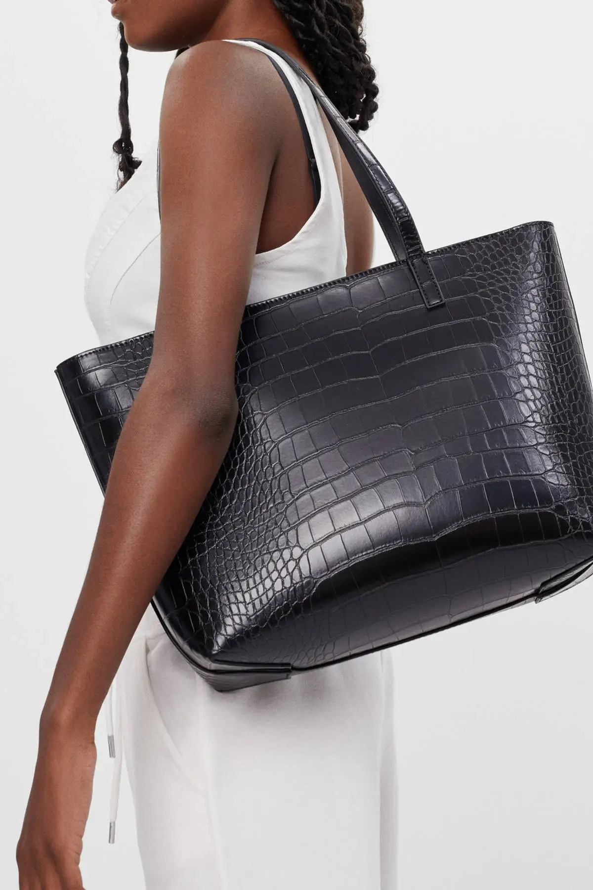 

Leather Effect Tote Bag