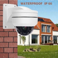 outdoor 5mp poe ptz ip camera 5x zoom dome camera weatherproof h 265 ir 40m cctv security hd camera hikvision compatible