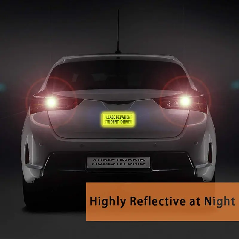 Новый пожалуйста будьте терпеливы студент драйвер магнит Безопасность знак