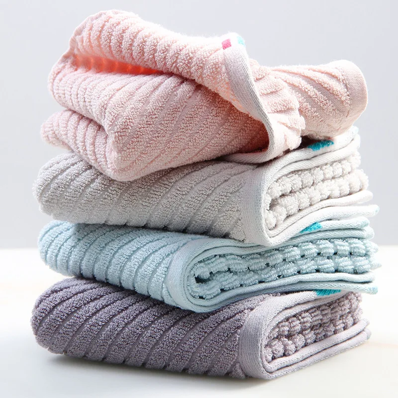 

2pcs 35*75 cm Face towel Super soft long stapled cotton face towel excellent water-absorbing quality towel