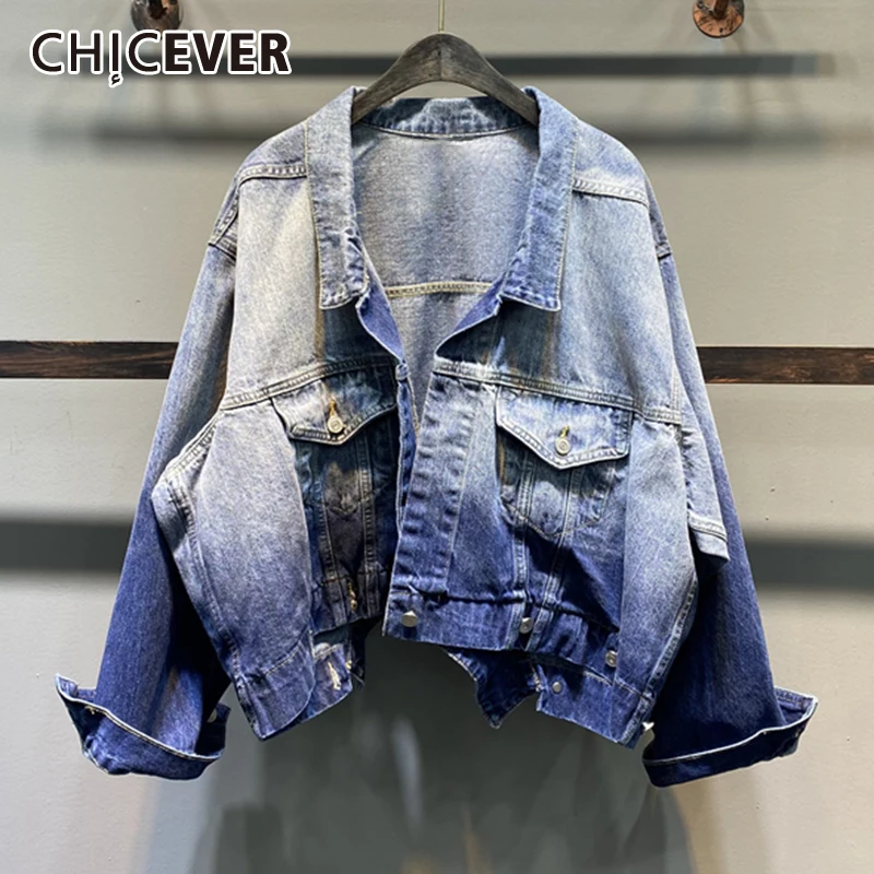 

Куртка женская осенняя с лацканами и длинными рукавами, 2021