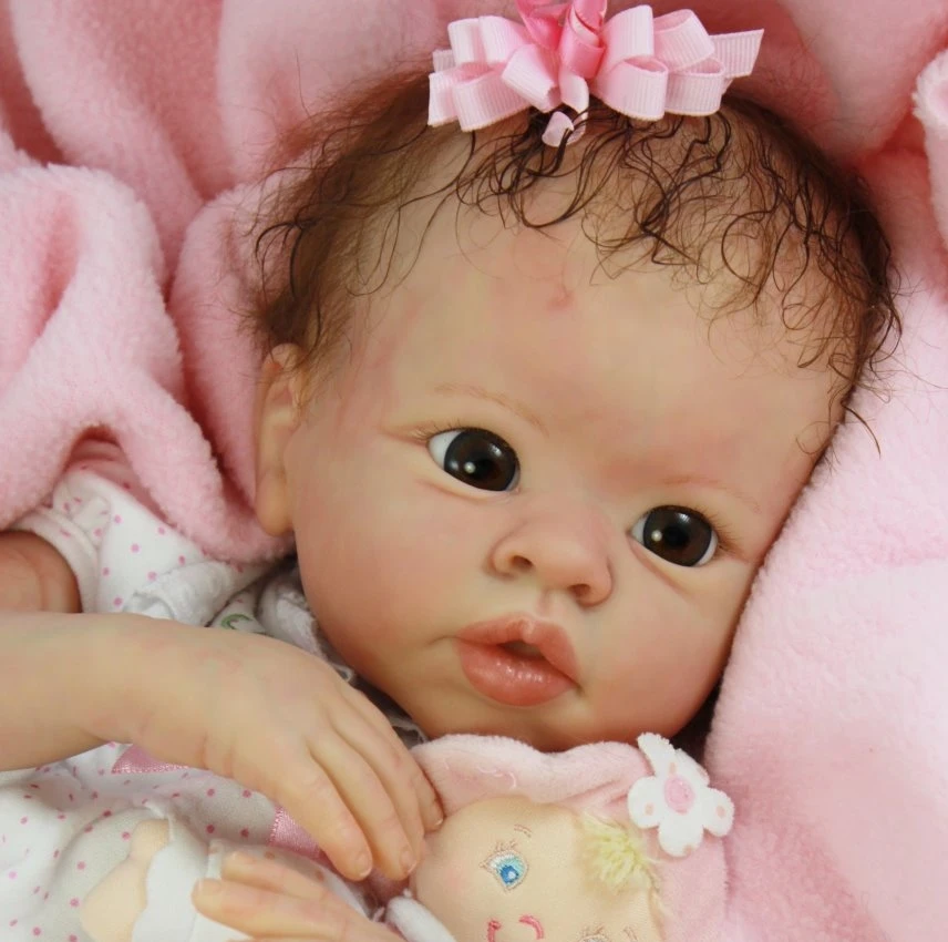 

Doll kit DIY 20INCH bebe reborn kits rebirth infant doll mold unfinished vinyl silicone blank doll parts